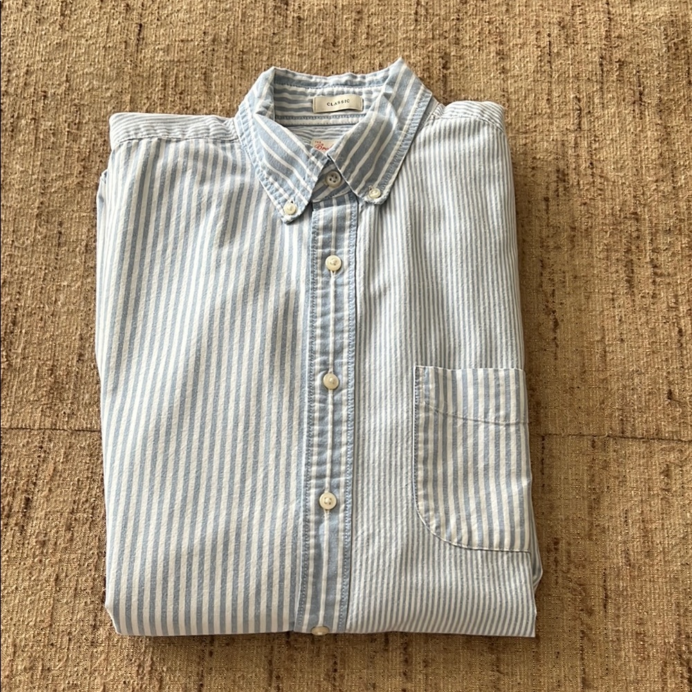 Blue Striped Men's Shirt